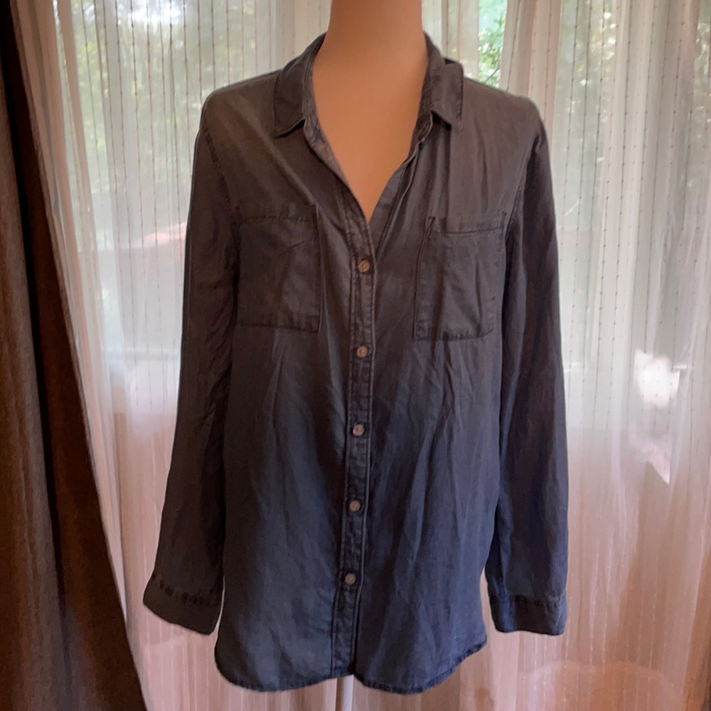 Denim button